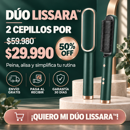 Lissara™ | Cepillo Alisador 50% OFF