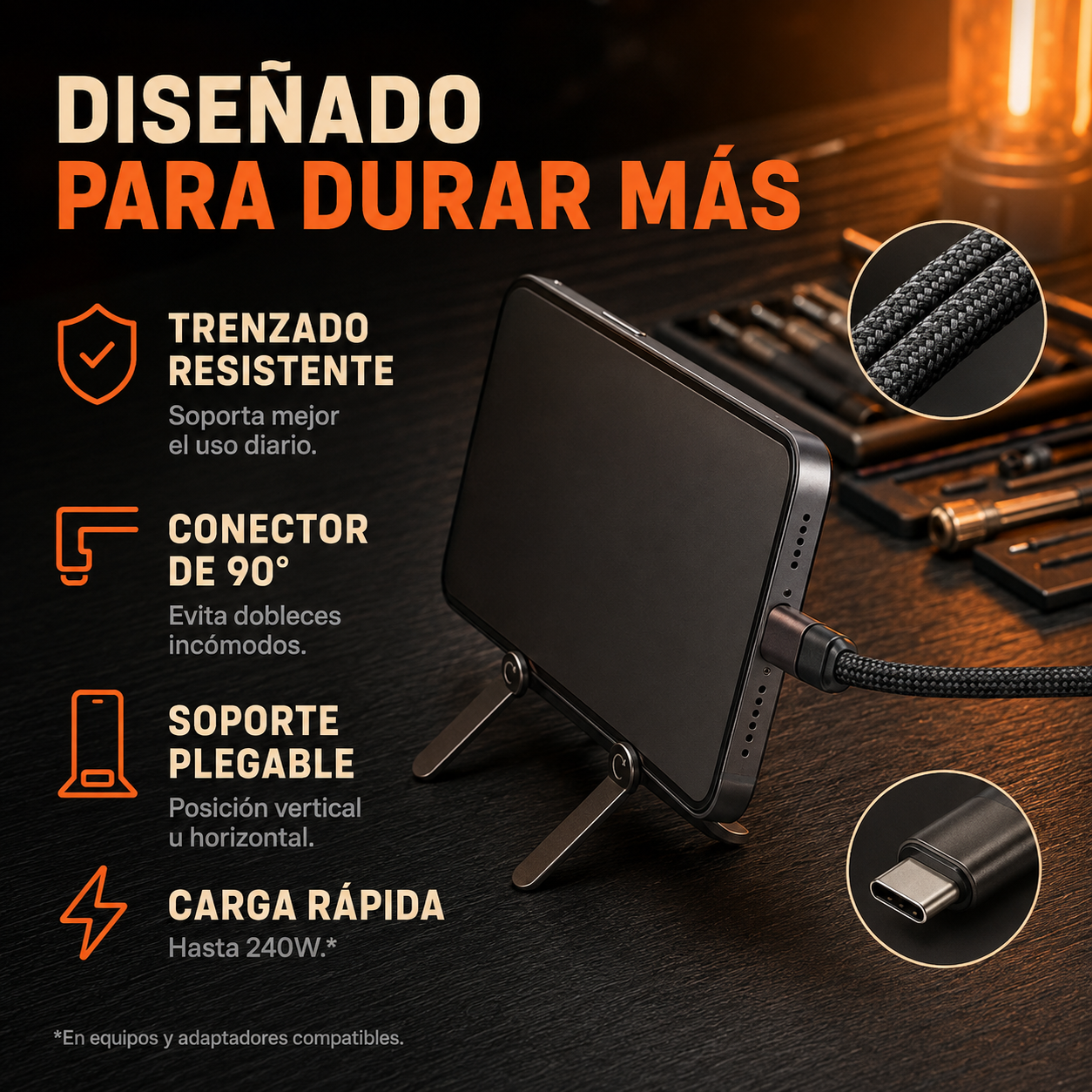 FlexiCharge™ | Carga Rápida y durabilidad