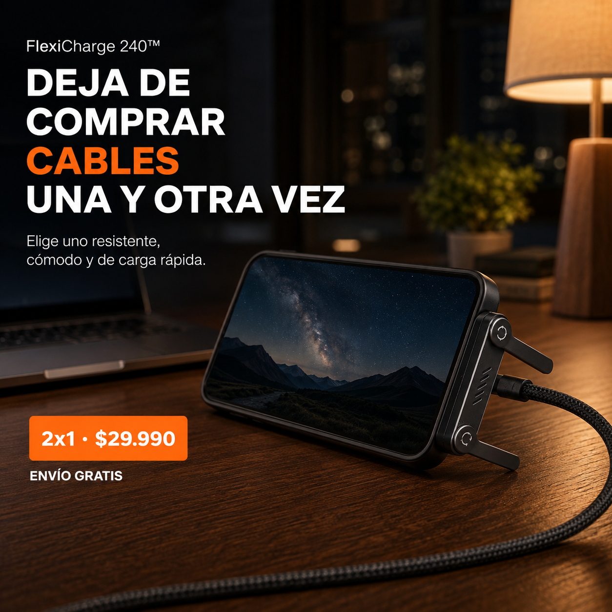 FlexiCharge™ | Carga Rápida y durabilidad