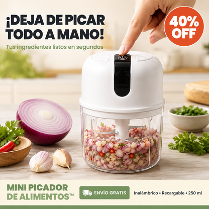 Mini Picador de Alimentos | 40% OFF