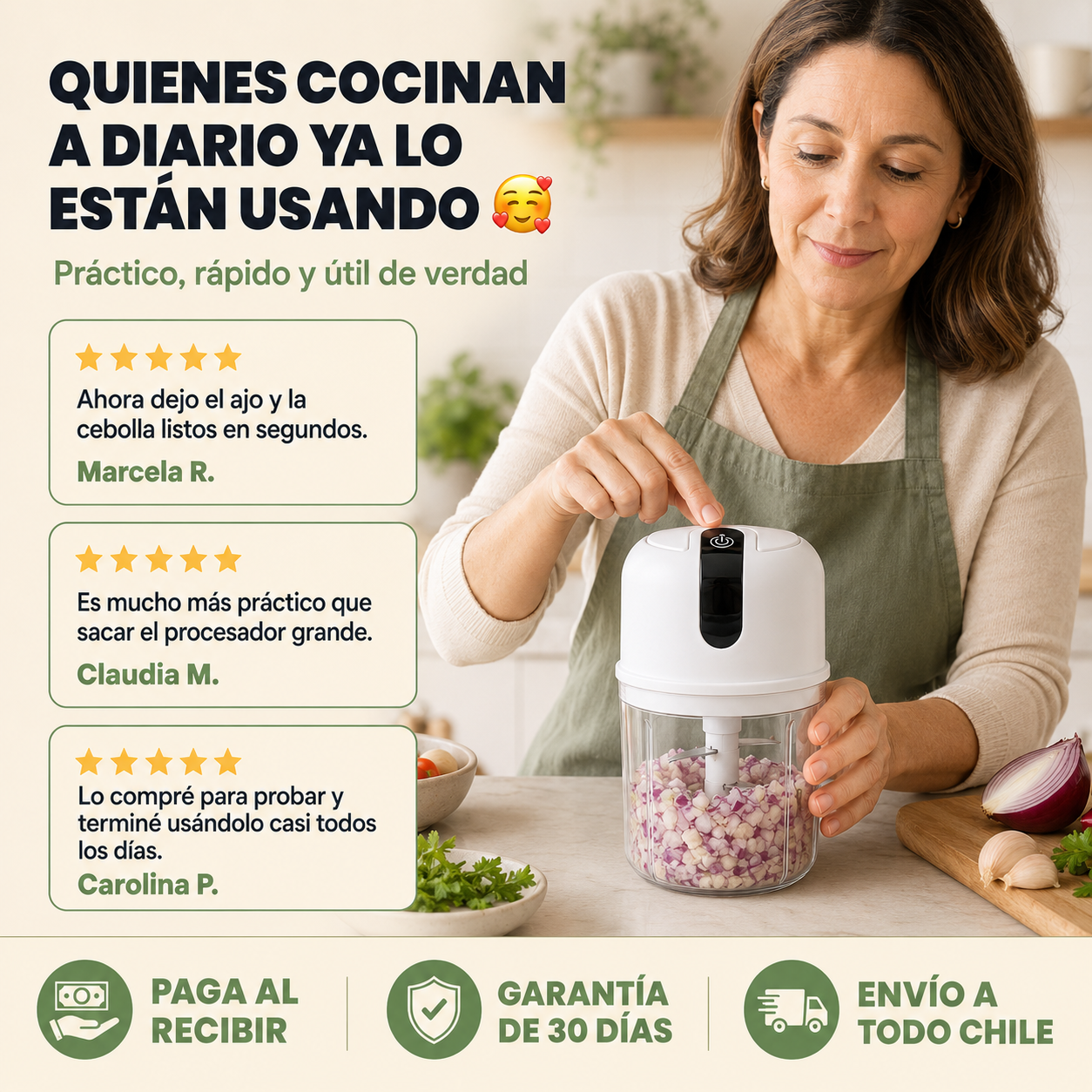 Mini Picador de Alimentos | 40% OFF