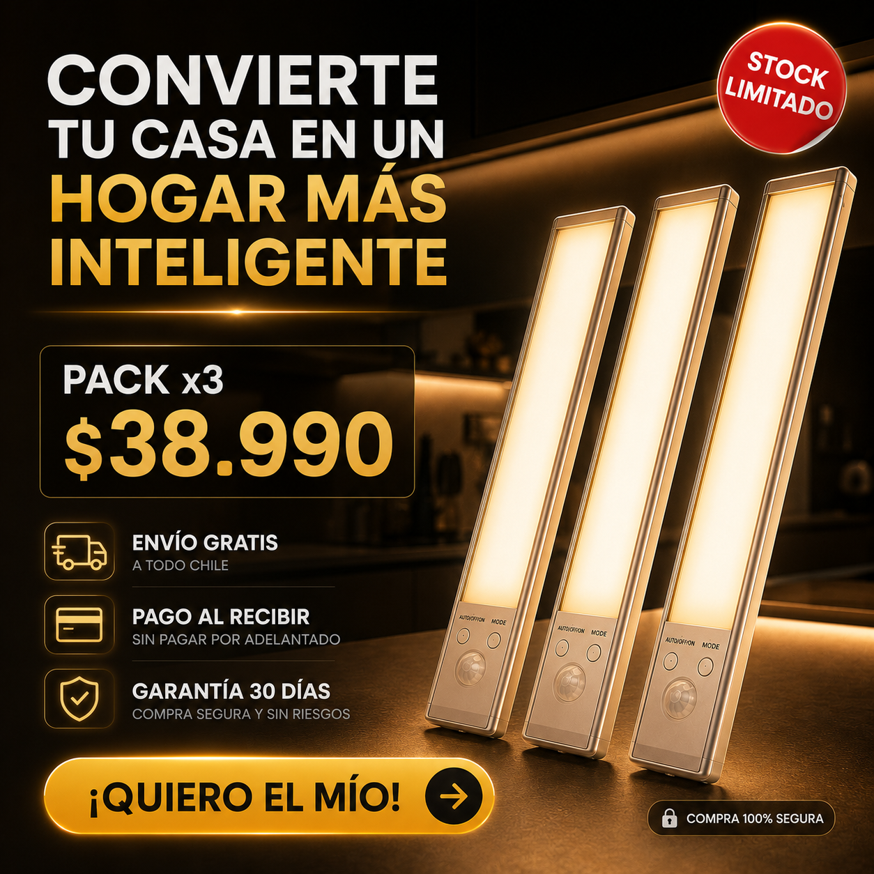 Luz Led Inteligente | OFERTA 3x1