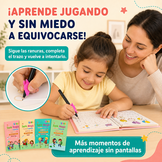 TrazoMágico™ | Set de Caligrafía Reutilizable