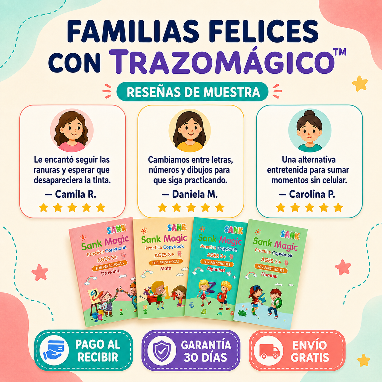 TrazoMágico™ | Set de Caligrafía Reutilizable