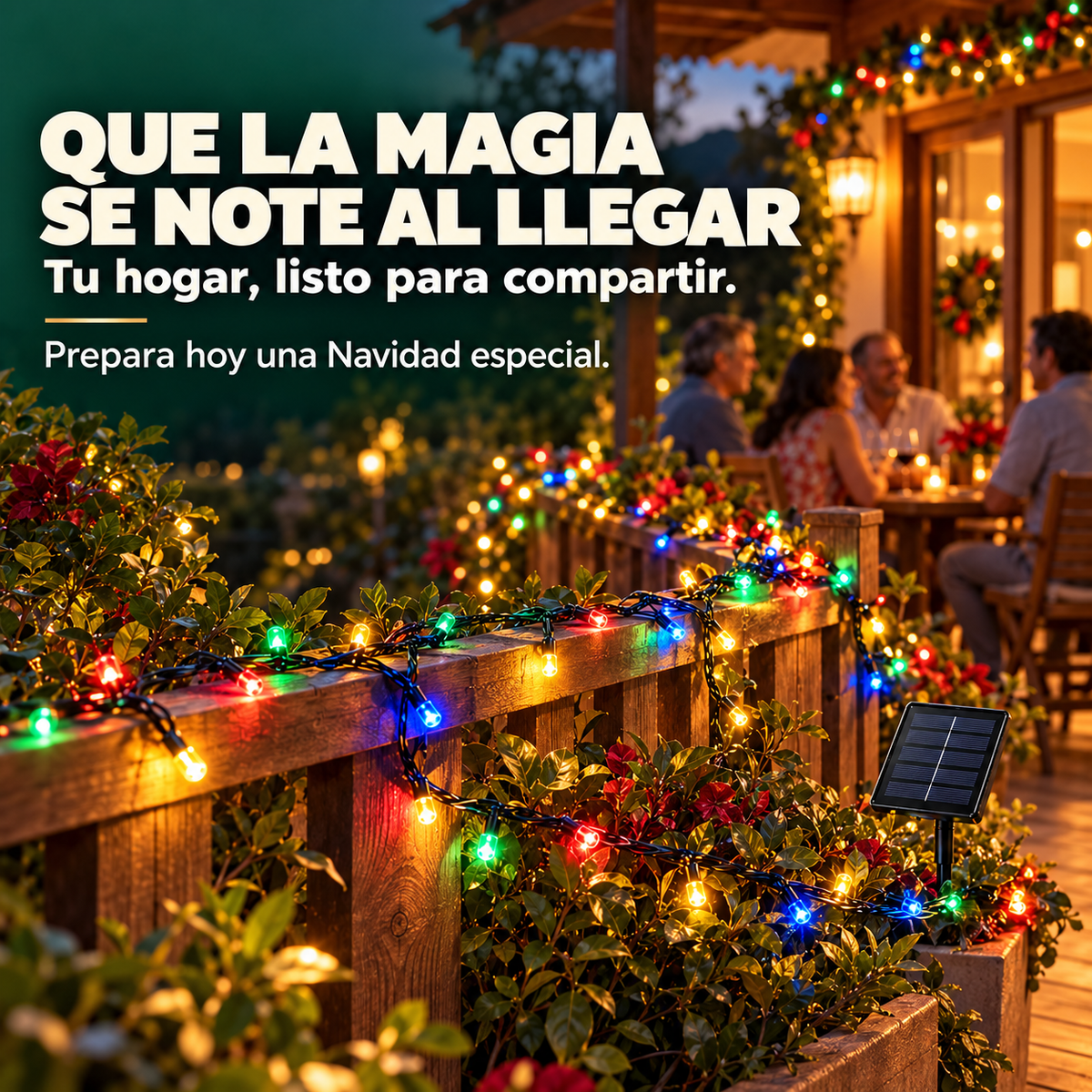 Set 400 Luces Solares 40M | 40% OFF