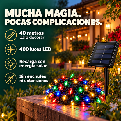 Set 400 Luces Solares 40M | 40% OFF